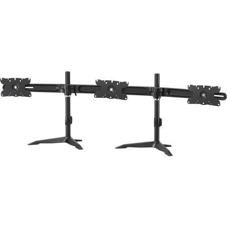 AMER NETWORKS Triple Monitor Ultra Slim Stand Based Desk Mount. Supports 3 32 Inch AMR3S32